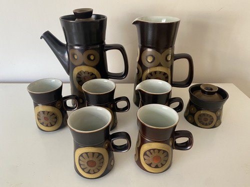 Denby vintage arabesque coffee - vintage,