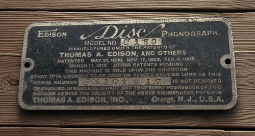 Edison phonograph advertising - phonograph,