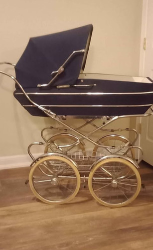 Vintage navy blue baby - navy,