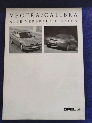 Opel vectra calibra brochure - calibra,