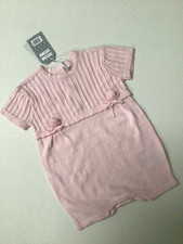 Baby girls  knitted romper 0-3