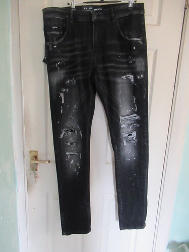 Mens jeans police 36ins - jeans, by