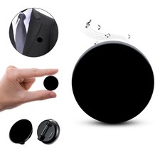 8GB Clip On Badge 48 Hour Sound Activated Digital Audio Voice Recorder Player