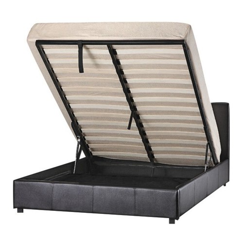 King size bed faux leather - king,