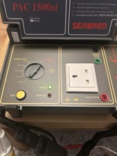 Seaward Pac 1500xi Portable Electricity Tester VGC Working With Leads