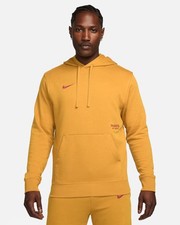  PSG Nike Hooded Hoodie 2023 24 MENS Pullover Club Yellow 