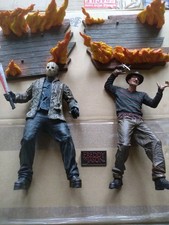 2004 Neca Reel Toys Freddy vs Jason Deluxe Set Figures & Scenery