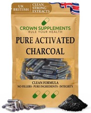 Pure activated charcoal powder - activated,