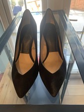 Zara Black Suede Shoes Size 37
