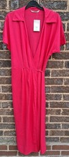 TU Woman Red Wrap Midi Dress
