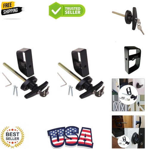 Handle shed door lock - t-handle,