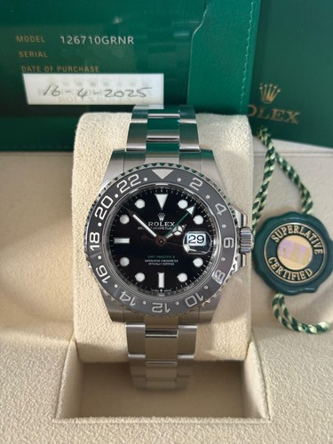 Rolex gmt master 126710grnr - ii,