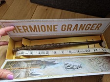 Hermione Granger Replica Wand 12" With Stand Harry Potter Gryffindor Collectable