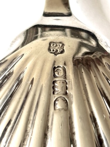 Antique victorian silver shell - victorian,