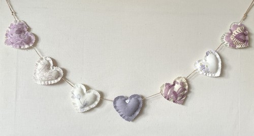 Heart garland bunting laura - bunting, in