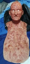 Freddy Krueger silicone mask ...evolution Masks ...full Chest Of Souls Bib