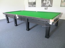 Full size black snooker table - black,