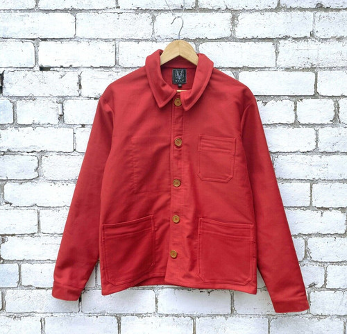 French chore jacket - jacket, moleskin
