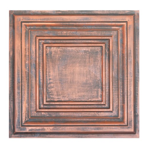 Embellished tin tiles decor