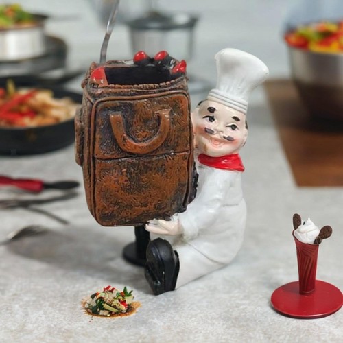Chef figurine toothpick holder - chef,