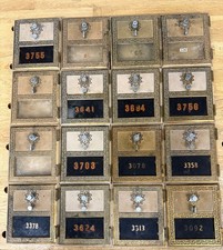 16 Antique Post Office Box
