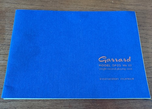 Garrard sp25 iii - mk,