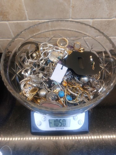 Job lot 1kg - gold, tone
