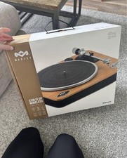 House of Marley Stir It Up Wireless Bluetooth Turntable + Disco Vinyl Bundle