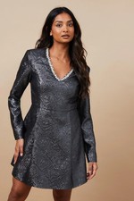 Oasis Womens Mini Dress Blush