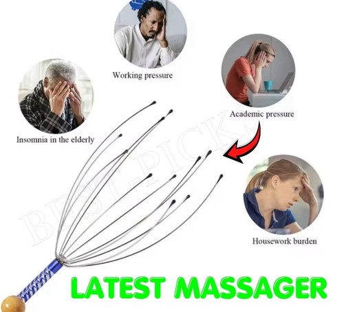 Head scalp massager stress - scalp,