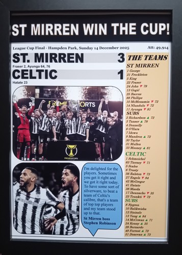 Mirren celtic 2025 - celtic,