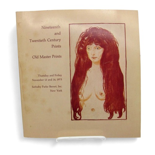 Old master prints catalogue - old,
