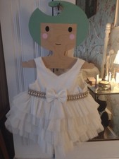 Baby, Occasion Dress, Frilly, With Knickers, 3 Months, Ivory Colour, New