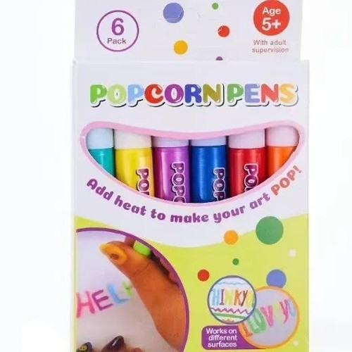 6pcs magic popcorn pens diy - 6pcs,