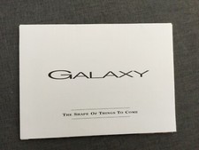 Ford Galaxy the shape of things to come UK brochure  in VGC dated May 1995 