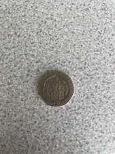 20p coin Our Lady of Europa 1988