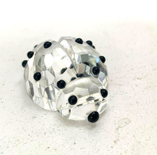 Vintage Crystal Glass Ladybird