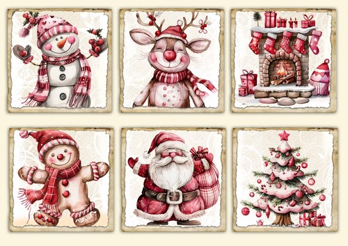 Christmas card toppers - christmas,