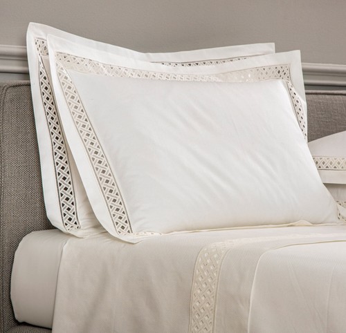 Frette lozenge lace - frette, king