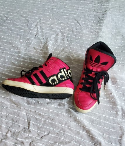 Pink black adidas hard - pink/black,