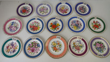 RHS Chelsea Flower Show Collection of 12 Decorative Plates with Pamphlets