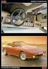 TVR 400 & 450 SE 1988-90 UK Market Single Sheet Sales Brochure