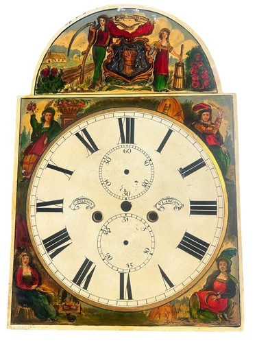 Longcase clock dial arched - longcase,