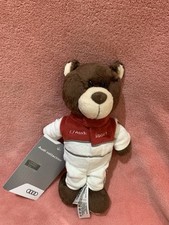 Audi Sport  Soft Toy Teddy Bear Plush Audi Sport Motorsports Racing With Tag 8"
