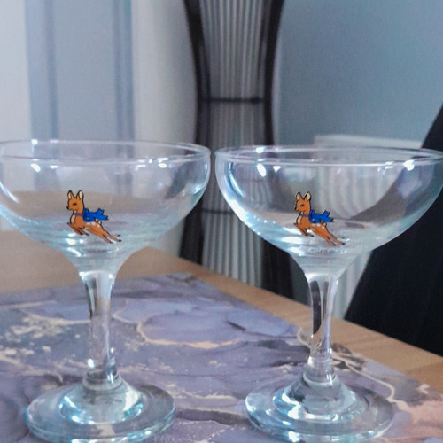 Set 1980s babycham - set,