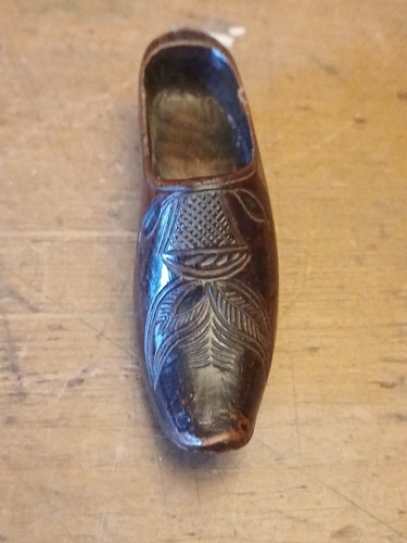 Antique small treen carved - treen,