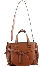 LOEWE BROWN GATE SMALL LEATHER