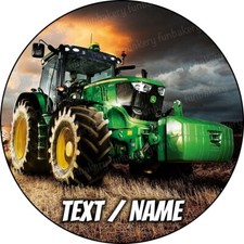 Tractor Farm Cake Topper Party