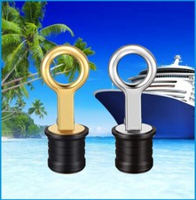 Rubber Drain Plug Snap Tight Flip Style Hull Livewell bilge transom marine boat