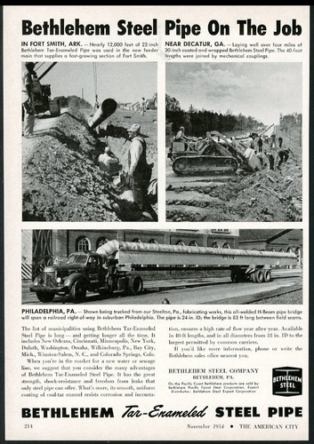1954 bethlehem steel pipe - 1954,